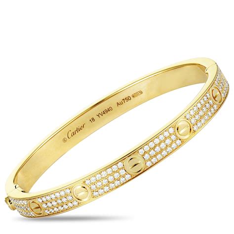 cartier bracelet diamonds|cartier diamond bracelet for sale.